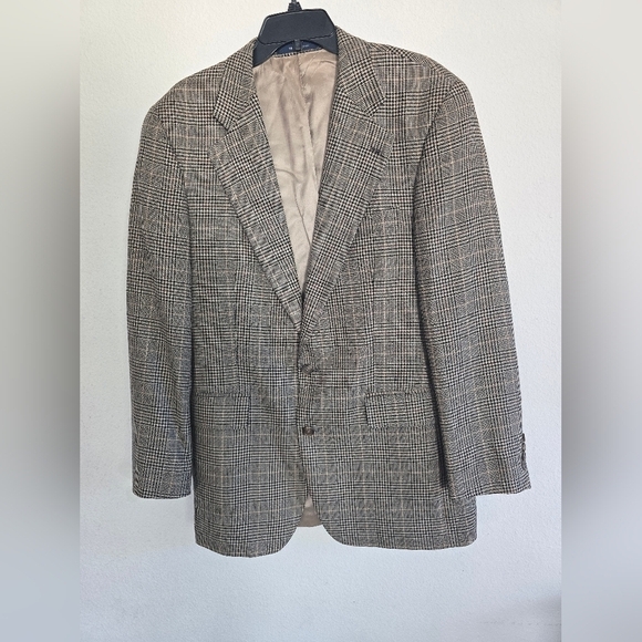 Ralph Ralph Lauren Blazer Sports Coat Men 40T Silk Wool Pinstripe Exellcent - Picture 3 of 15
